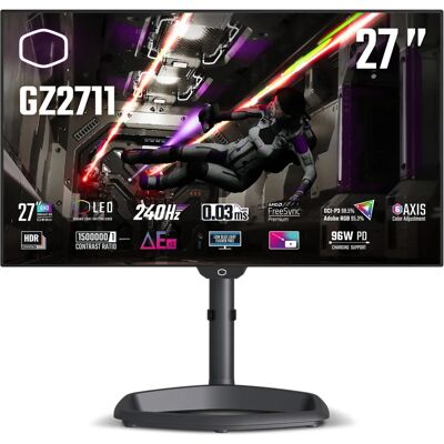 Cooler Master GZ2711 OLED Gaming-Monitor - 27" 2560x1440 240Hz Cooler Master GZ2711 OLED Gaming-Monitor - 27" 2560x1440 240Hz