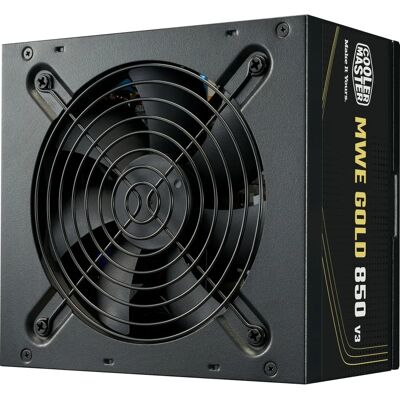 Cooler Master MWE GOLD 850 V3 Voeding - 850W ATX Zwart Cooler Master MWE GOLD 850 V3 Voeding - 850W ATX Zwart