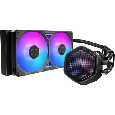 Cooler Master MasterLiquid Atmos II 240 - Σετ υδρόψυξης με Pixel LED, Μαύρο Cooler Master MasterLiquid Atmos II 240 - Σετ υδρόψυξης με Pixel LED, Μαύρο