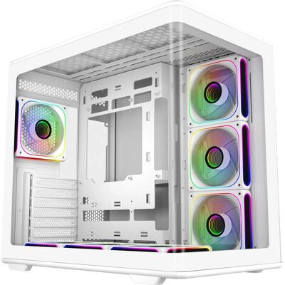 Cooler Master Elite 600 Biały - Obudowa do PC z hartowanego szkła i wysokim przepływem powietrza Cooler Master Elite 600 Biały - Obudowa do PC z hartowanego szkła i wysokim przepływem powietrza