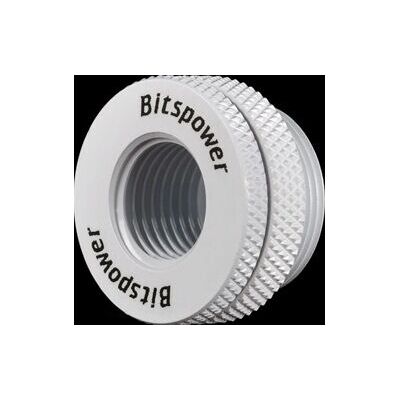 Raccordo di raffreddamento a acqua bianco BitsPower BP-DWWP-C04 - Accessorio di raffreddamento PC Raccordo di raffreddamento a acqua bianco BitsPower BP-DWWP-C04 - Accessorio di raffreddamento PC