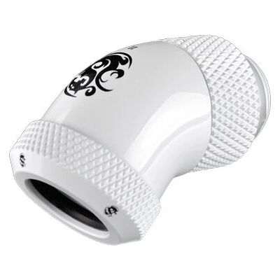 Bitspower Bitspower BP-DWE45RML Weiß 45° Wasserkühlung Adapter Bitspower Bitspower BP-DWE45RML Weiß 45° Wasserkühlung Adapter