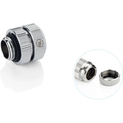 Bitspower Touchaqua 16-22mm Female Einstellbare Link-Rohr - Silber - Computer-Kühlungsteil Bitspower Touchaqua 16-22mm Female Einstellbare Link-Rohr - Silber - Computer-Kühlungsteil