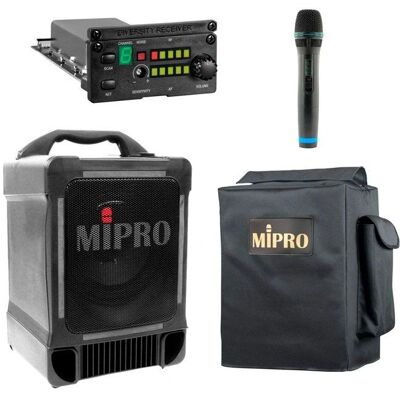 Système PA portable Mipro MA 707 - 100W, Bluetooth, Microphone - Publicité Système PA portable Mipro MA 707 - 100W, Bluetooth, Microphone - Publicité