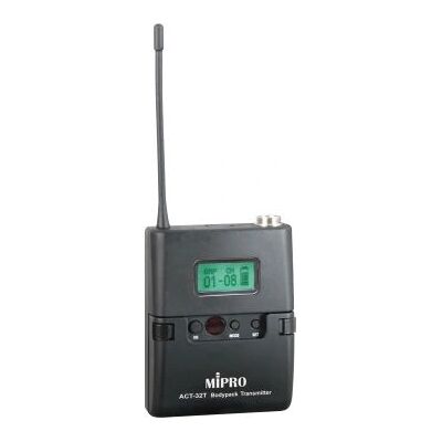 Transmetteur de microphone sans fil MIPRO ACT-32T - Émetteur ceinture - Publicité Transmetteur de microphone sans fil MIPRO ACT-32T - Émetteur ceinture - Publicité