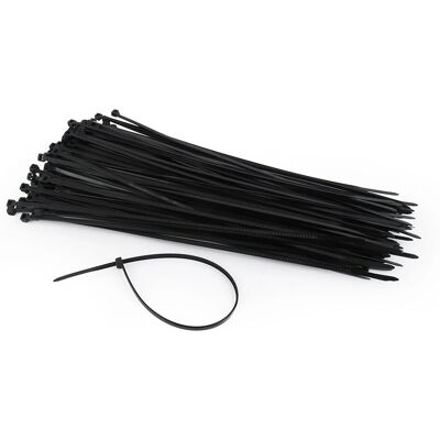 Gembird NYTFR-250X3.6 Attaches Câble en Nylon - 26cm - Noir - Lot de 100 - Publicité Gembird NYTFR-250X3.6 Attaches Câble en Nylon - 26cm - Noir - Lot de 100 - Publicité