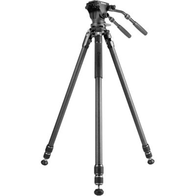 Trépied vidéo en fibre de carbone VANGUARD Alta Pro 3VRL - Supporte 6kg - Publicité Trépied vidéo en fibre de carbone VANGUARD Alta Pro 3VRL - Supporte 6kg - Publicité