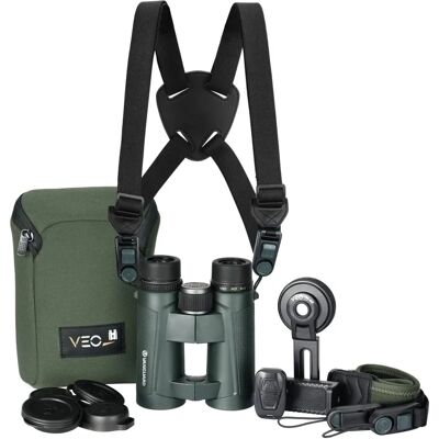 Binoculares Vanguard Veo HD 8x42 - Óptica HD, adaptador para smartphone, carcasa de goma duradera Binoculares Vanguard Veo HD 8x42 - Óptica HD, adaptador para smartphone, carcasa de goma duradera