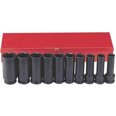 FORCE 9524107 Impact Socket Set - 10 pcs 11-24mm FORCE 9524107 Impact Socket Set - 10 pcs 11-24mm
