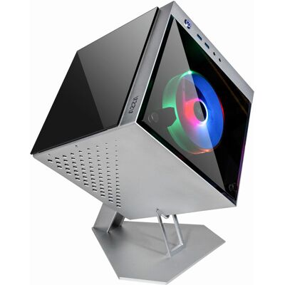 AZZA Cube Mini 805 - Boîtier Mini-ITX Compact avec Panneau en Verre - Argent - Publicité AZZA Cube Mini 805 - Boîtier Mini-ITX Compact avec Panneau en Verre - Argent - Publicité