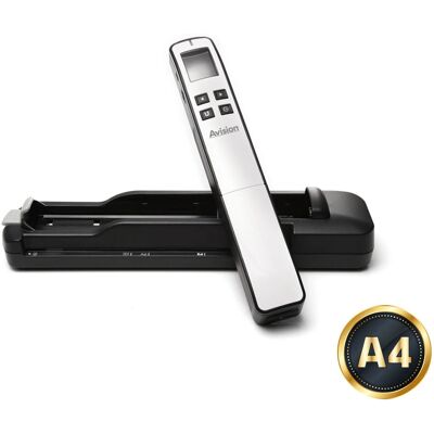 Avision 000-0783B-01G Käsiskanneri - 300x1200 DPI, A4, Musta Avision 000-0783B-01G Käsiskanneri - 300x1200 DPI, A4, Musta