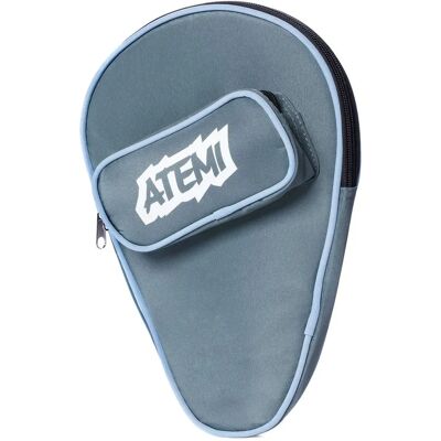 Housse de tennis de table Atemi gris bleu avec compartiment pour 3 balles - Publicité Housse de tennis de table Atemi gris bleu avec compartiment pour 3 balles - Publicité