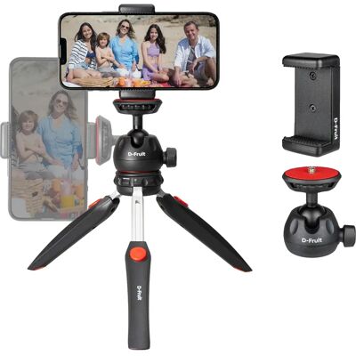D-Fruit Stativ Mini + Smartphone-Adapter - Stativ D-Fruit Stativ Mini + Smartphone-Adapter - Stativ