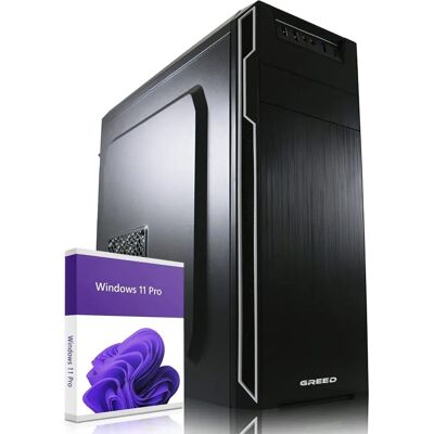 GREED Multi Pc - Ordinateur de bureau - Intel Core i7 - 16 Go RAM - SSD 240 Go - HD 4600 - Windows 11 Pro - Noir - Publicité GREED Multi Pc - Ordinateur de bureau - Intel Core i7 - 16 Go RAM - SSD 240 Go - HD 4600 - Windows 11 Pro - Noir - Publicité