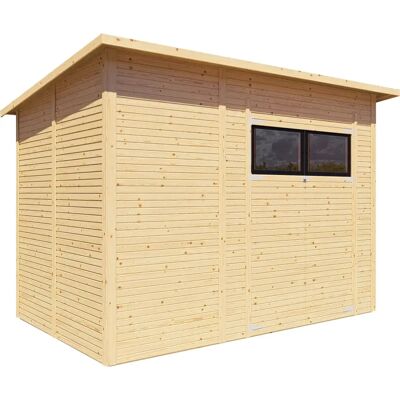 BERTILO - Pent Modern 4 - Beige - Holz - Gartenhaus BERTILO - Pent Modern 4 - Beige - Holz - Gartenhaus
