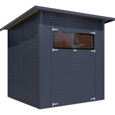 BERTILO - Pent Modern 3 - Grau - Ohne Fußboden - Garden shed BERTILO - Pent Modern 3 - Grau - Ohne Fußboden - Garden shed