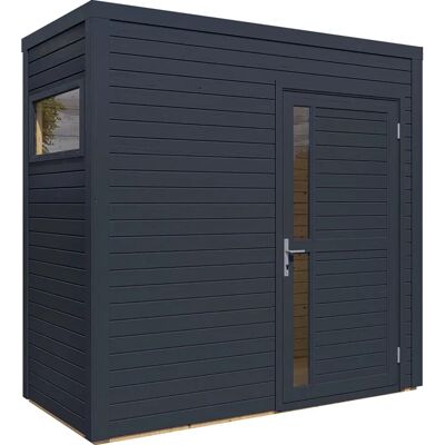 BERTILO - Cubus 1 - Anthrazit - Fußboden im Gartenhaus - Garden Shed BERTILO - Cubus 1 - Anthrazit - Fußboden im Gartenhaus - Garden Shed