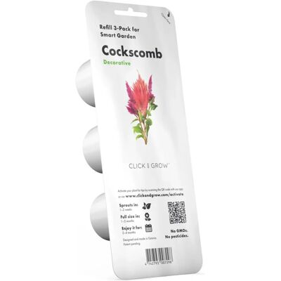 Zapas do wewnętrznego ogrodu Cockscomb od Click & Grow - Jasne kwiaty Zapas do wewnętrznego ogrodu Cockscomb od Click & Grow - Jasne kwiaty