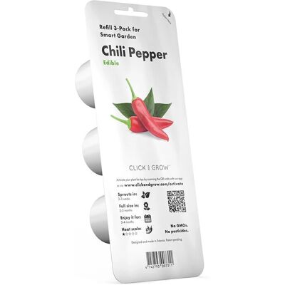 Click & Grow Chili Pepper Yrttitarha Setti Click & Grow Chili Pepper Yrttitarha Setti
