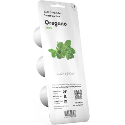 Click and Grow Älypuutarha Täydennys 3-pack Oregano - Yrttitäydennys Click and Grow Älypuutarha Täydennys 3-pack Oregano - Yrttitäydennys