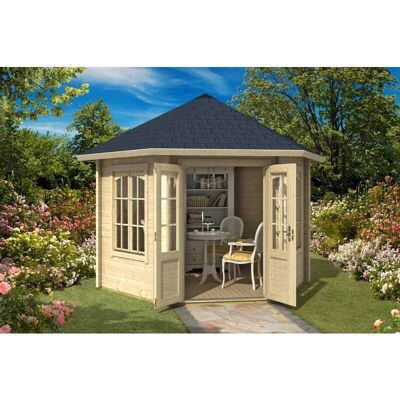 LASITA MAJA Rivera Hexagon Pavilion - 7.5m² Garden Shelter LASITA MAJA Rivera Hexagon Pavilion - 7.5m² Garden Shelter