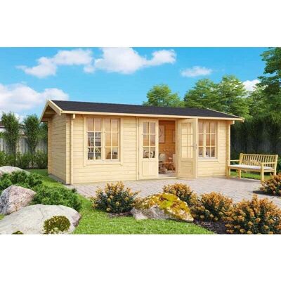 Lasita Maja Pembrokeshire Garden House - Wood, Double Doors, 12.8m² Lasita Maja Pembrokeshire Garden House - Wood, Double Doors, 12.8m²