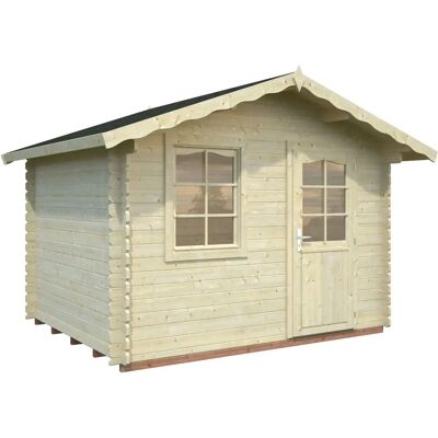 Palmako Laura Cabin - Traditional Design, Real Glass Windows, 5-Year Guarantee Palmako Laura Cabin - Traditional Design, Real Glass Windows, 5-Year Guarantee
