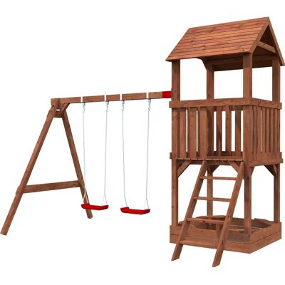 Palmako Kids Jesper Set 2 ze severského smrku - Hrací věž Palmako Kids Jesper Set 2 ze severského smrku - Hrací věž