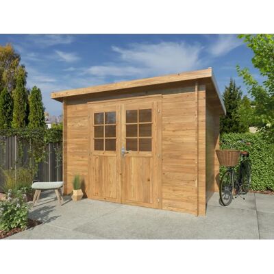 PALMAKO - Alice - Braun - 276 x 216 x 180 cm - Gartenhaus PALMAKO - Alice - Braun - 276 x 216 x 180 cm - Gartenhaus