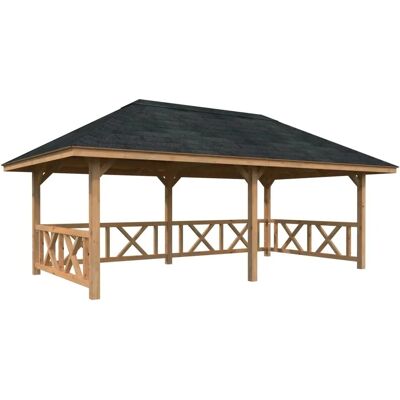 PALMAKO - Bianca Set 107 - Braun - 588x300 cm - Pavillon PALMAKO - Bianca Set 107 - Braun - 588x300 cm - Pavillon