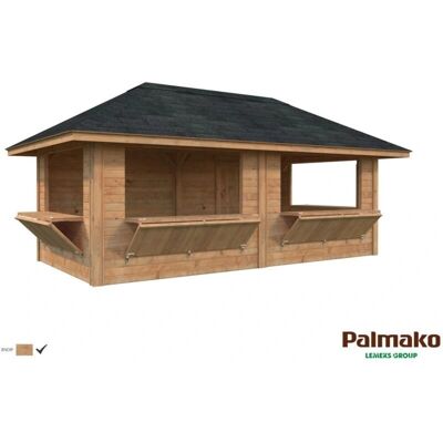 PALMAKO - Bianca Set 112 - Braun - Gartenhaus PALMAKO - Bianca Set 112 - Braun - Gartenhaus