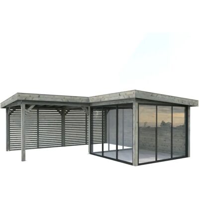 PALMAKO - Lenna 411 Slide - Grau - 588x588x245 - Pavillon PALMAKO - Lenna 411 Slide - Grau - 588x588x245 - Pavillon