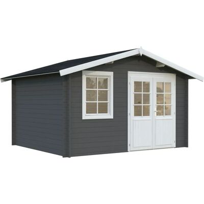 PALMAKO - Klara - Dunkelgrau - 424x354 cm - Gartenhaus PALMAKO - Klara - Dunkelgrau - 424x354 cm - Gartenhaus