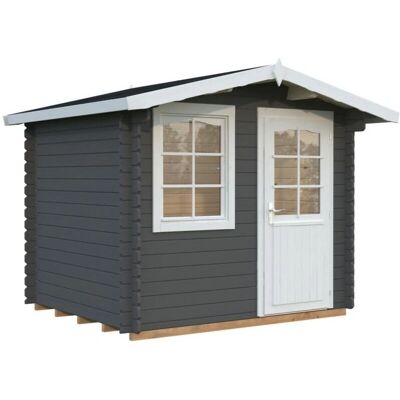 PALMAKO Emma dunkelgrau 290x250 cm Gartenhaus PALMAKO Emma dunkelgrau 290x250 cm Gartenhaus