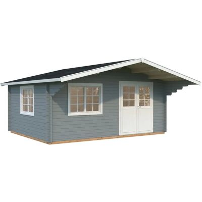 PALMAKO - Sally - Grau - 577x560x278 cm - Gartenhaus PALMAKO - Sally - Grau - 577x560x278 cm - Gartenhaus