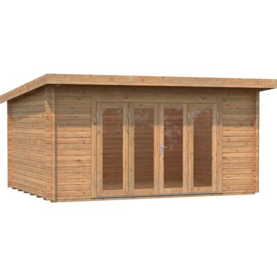 PALMAKO Lea Gartenhaus - 14,2m² Holz Rechteckiges Gartenhaus PALMAKO Lea Gartenhaus - 14,2m² Holz Rechteckiges Gartenhaus