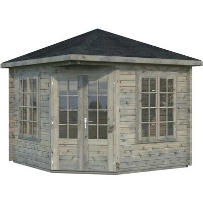 Palmako Pavillon Melanie - Holz-Blocksystem, 9,9m² Palmako Pavillon Melanie - Holz-Blocksystem, 9,9m²