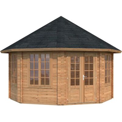 Palmako Hanna Pavillon - achteckig, 14,1 m², hellbraun - Pavillon Palmako Hanna Pavillon - achteckig, 14,1 m², hellbraun - Pavillon