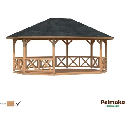Palmako Betty Pavillon - 20,5 qm Garten Holzpavillon Palmako Betty Pavillon - 20,5 qm Garten Holzpavillon