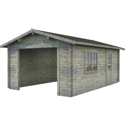 PALMAKO Irene/Roger Garage - 19 m², grau, ohne Tor PALMAKO Irene/Roger Garage - 19 m², grau, ohne Tor