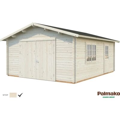 Palmako Garage Roger - 23,9 m² Nordic Fichtenholz Satteldach Palmako Garage Roger - 23,9 m² Nordic Fichtenholz Satteldach