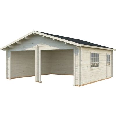 Palmako Garage Roger 28,4 m² - 575 x 510 cm - transparent Palmako Garage Roger 28,4 m² - 575 x 510 cm - transparent
