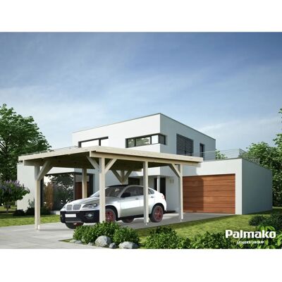 PALMAKO Karl Einzelcarport beige (natur) - Carport PALMAKO Karl Einzelcarport beige (natur) - Carport
