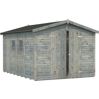 PALMAKO Dan Gartenhaus - Holz, 2 Fenster, Satteldach - Gartenhaus PALMAKO Dan Gartenhaus - Holz, 2 Fenster, Satteldach - Gartenhaus