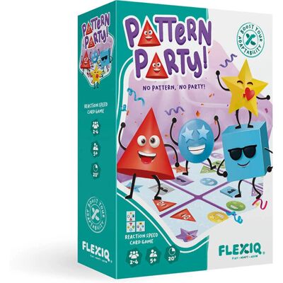 FlexiQ Pattern Party! -Jeu de cartes pour enfants et adultes - Publicité FlexiQ Pattern Party! -Jeu de cartes pour enfants et adultes - Publicité