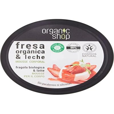 Organic Shop Mousse corpo allo yogurt di fragola - Mousse corpo Organic Shop Mousse corpo allo yogurt di fragola - Mousse corpo