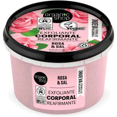Organic Shop Organic Rose and Salt Body Polish - Body Scrub Organic Shop Organic Rose and Salt Body Polish - Body Scrub
