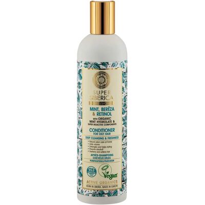 Natura Siberica Menta Bereza și Retinol Balsam pentru păr gras Natura Siberica Menta Bereza și Retinol Balsam pentru păr gras