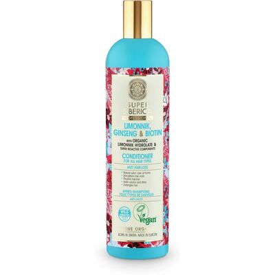 Natura Siberica - Ginseng & Biotin Haarspülung - Alle Haartypen Natura Siberica - Ginseng & Biotin Haarspülung - Alle Haartypen