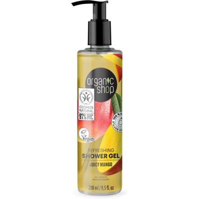 Organic Shop Gel Douche Rafraîchissant à la Mangue - Gel Douche - Publicité Organic Shop Gel Douche Rafraîchissant à la Mangue - Gel Douche - Publicité
